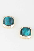 Women's Drop Earrings Modern Polished Stone BYMANYC ® New York CONTEMPORARY SMOOTH NATURAL DANGLE - New Collection