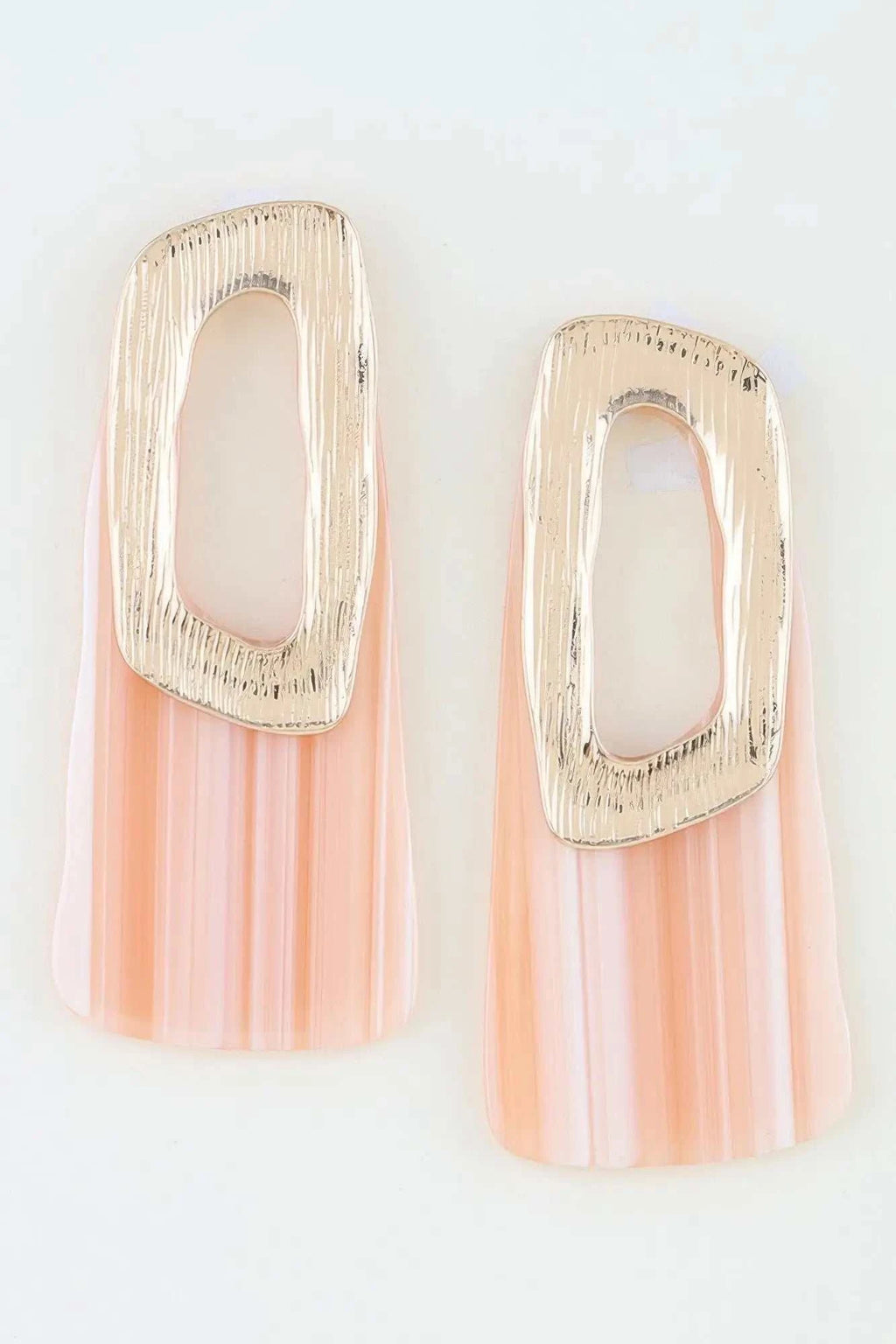 Women's Drop Earrings Modern Retro Streak Fashion BYMANYC ® New York VINTAGE CONTEMPORARY STRIPED STATEMENT DANGLE - New Collection