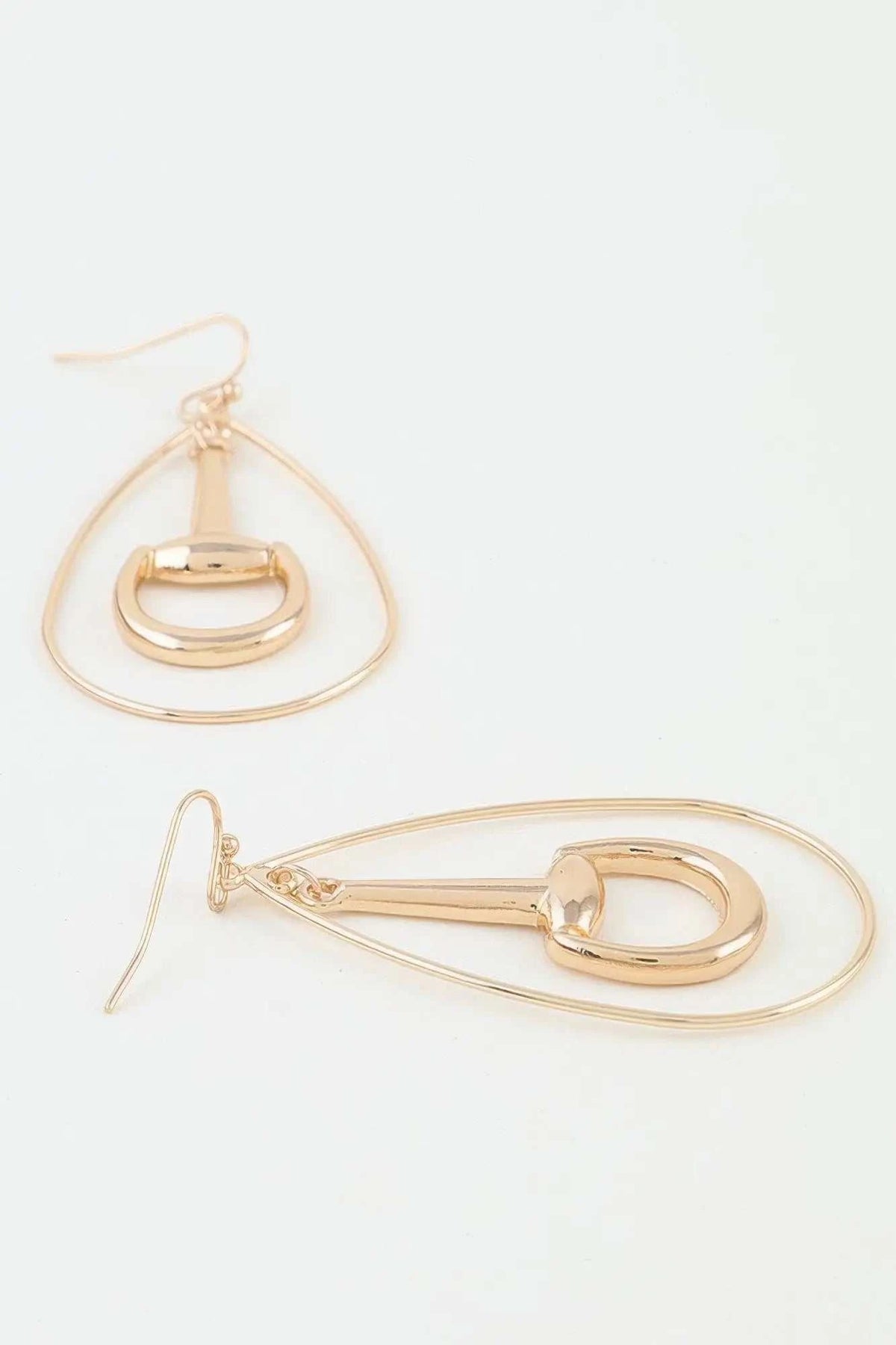 Women's Drop Earrings Modern Toggle Teardrop BYMANYC ® New York CONTEMPORARY SCULPTURAL FRAME DANGLE - New Collection