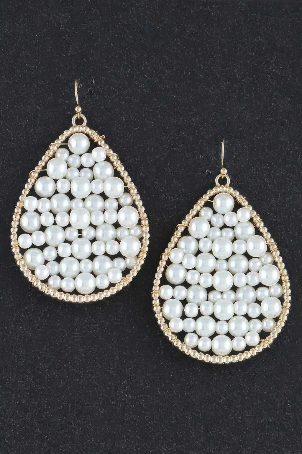 Women's Drop Earrings Pearls In A Teardrop BYMANYC ® New York ELEGANT SCULPTURAL PEARL DANGLE - New Collection