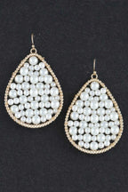 Women's Drop Earrings Pearls In A Teardrop BYMANYC ® New York ELEGANT SCULPTURAL PEARL DANGLE - New Collection