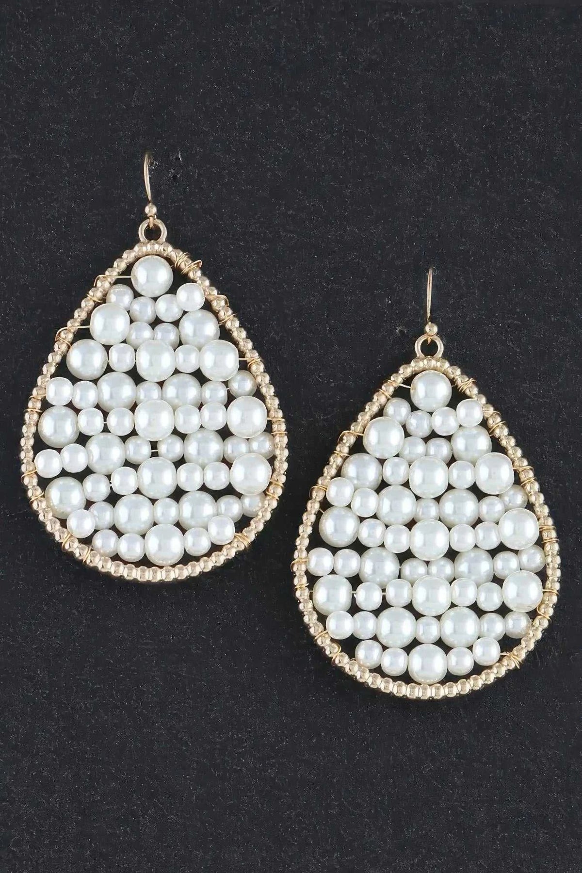 Women's Drop Earrings Pearls In A Teardrop BYMANYC ® New York ELEGANT SCULPTURAL PEARL DANGLE - New Collection