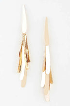 Women's Earrings Drops Feather BYMANYC ® New York SOHO MODERN FEATHER - New Collection