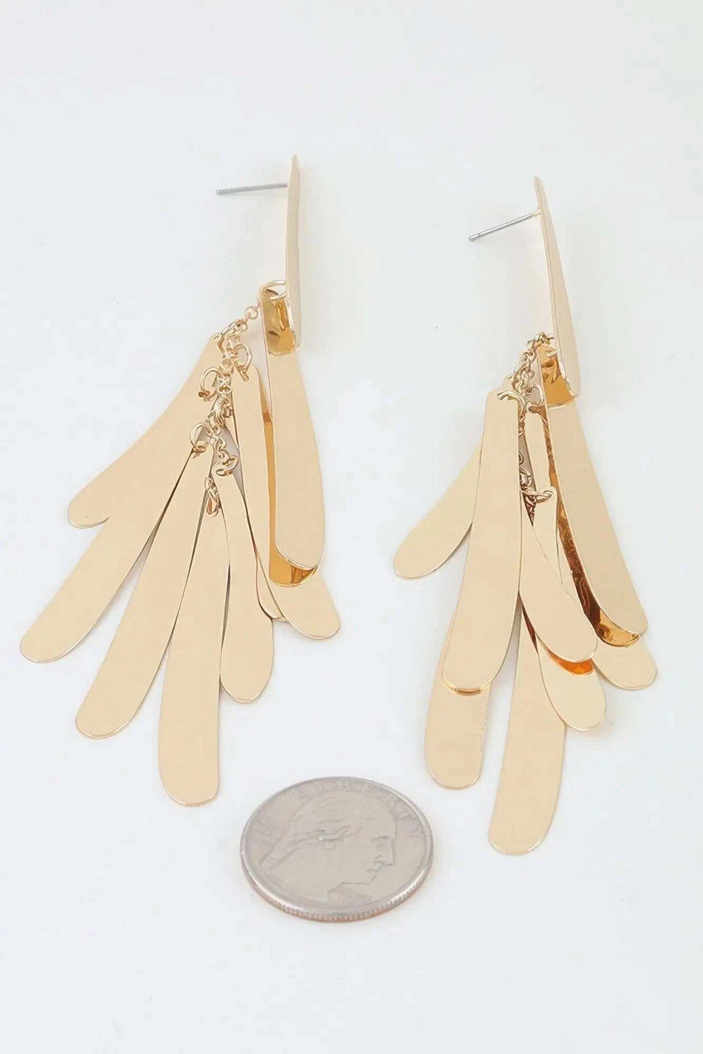 Women's Earrings Drops Feather BYMANYC ® New York SOHO MODERN FEATHER - New Collection