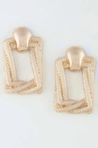 Women's Earrings Drops Geometric BYMANYC ® New York MADISON BRAIDED - New Collection