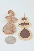 Women's Earrings Drops Geometric BYMANYC ® New York METROPOLITAN MOSAIC - New Collection