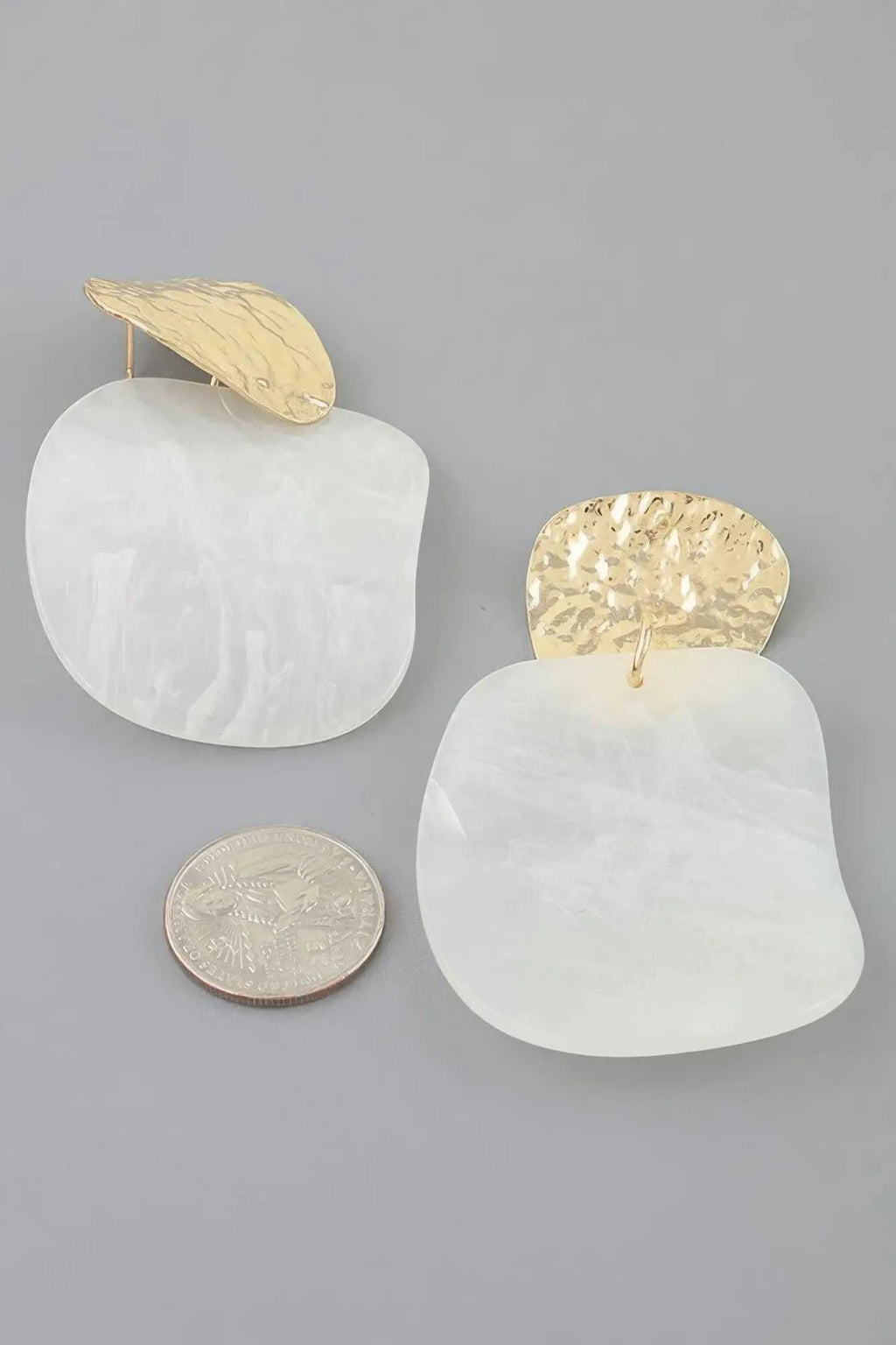 Women's Earrings Drops Marble BYMANYC ® New York SOHO MODERN MARBLE - New Collection