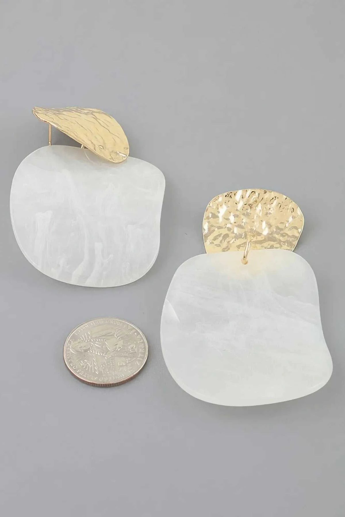 Women's Earrings Drops Marble BYMANYC ® New York SOHO MODERN MARBLE - New Collection