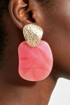 Women's Earrings Drops Marble BYMANYC ® New York SOHO MODERN MARBLE - New Collection
