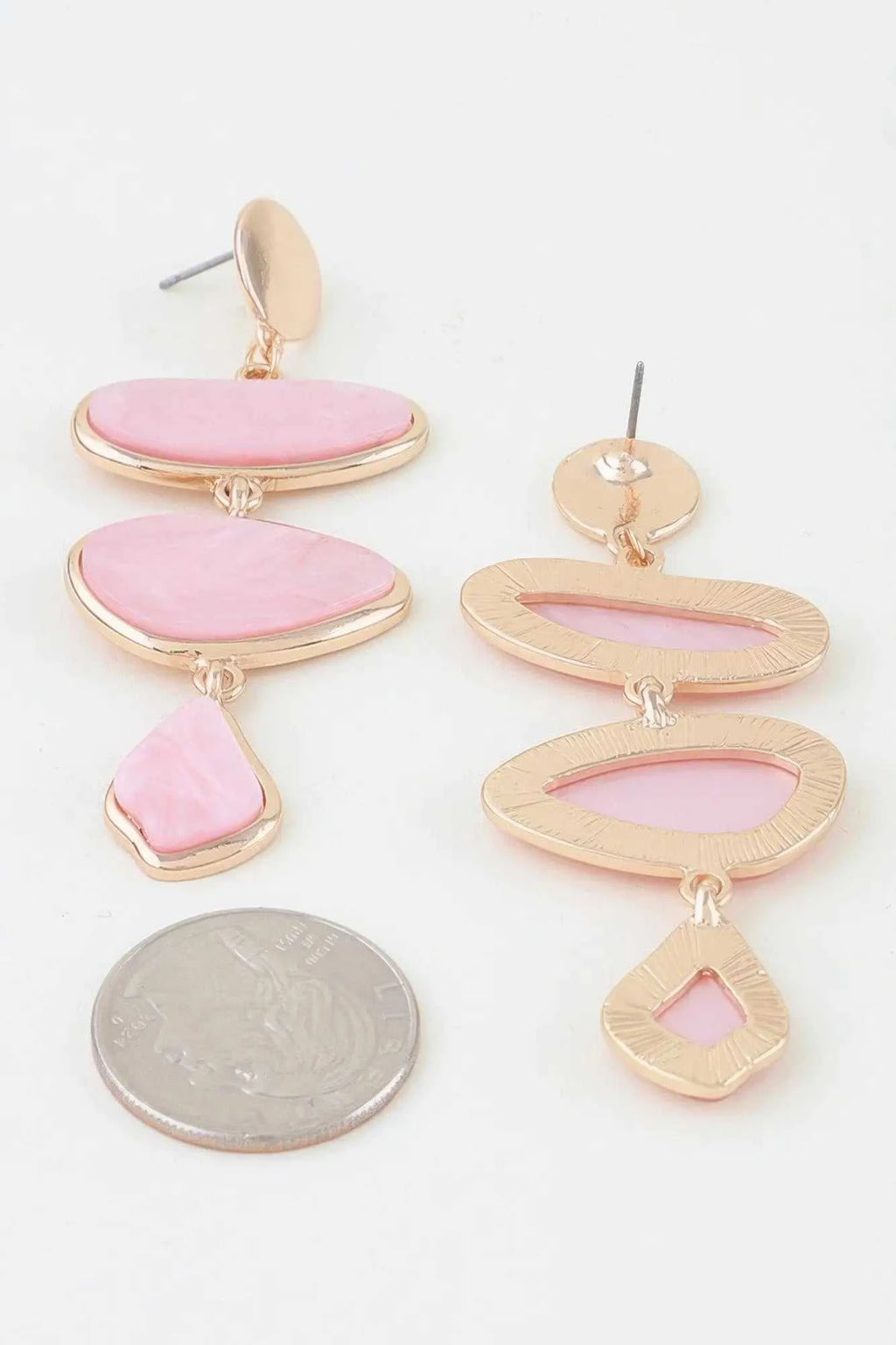 Women's Earrings Drops Organic BYMANYC ® New York TRIBECA MARBLE - New Collection