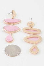 Women's Earrings Drops Organic BYMANYC ® New York TRIBECA MARBLE - New Collection