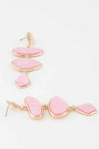 Women's Earrings Drops Organic BYMANYC ® New York TRIBECA MARBLE - New Collection