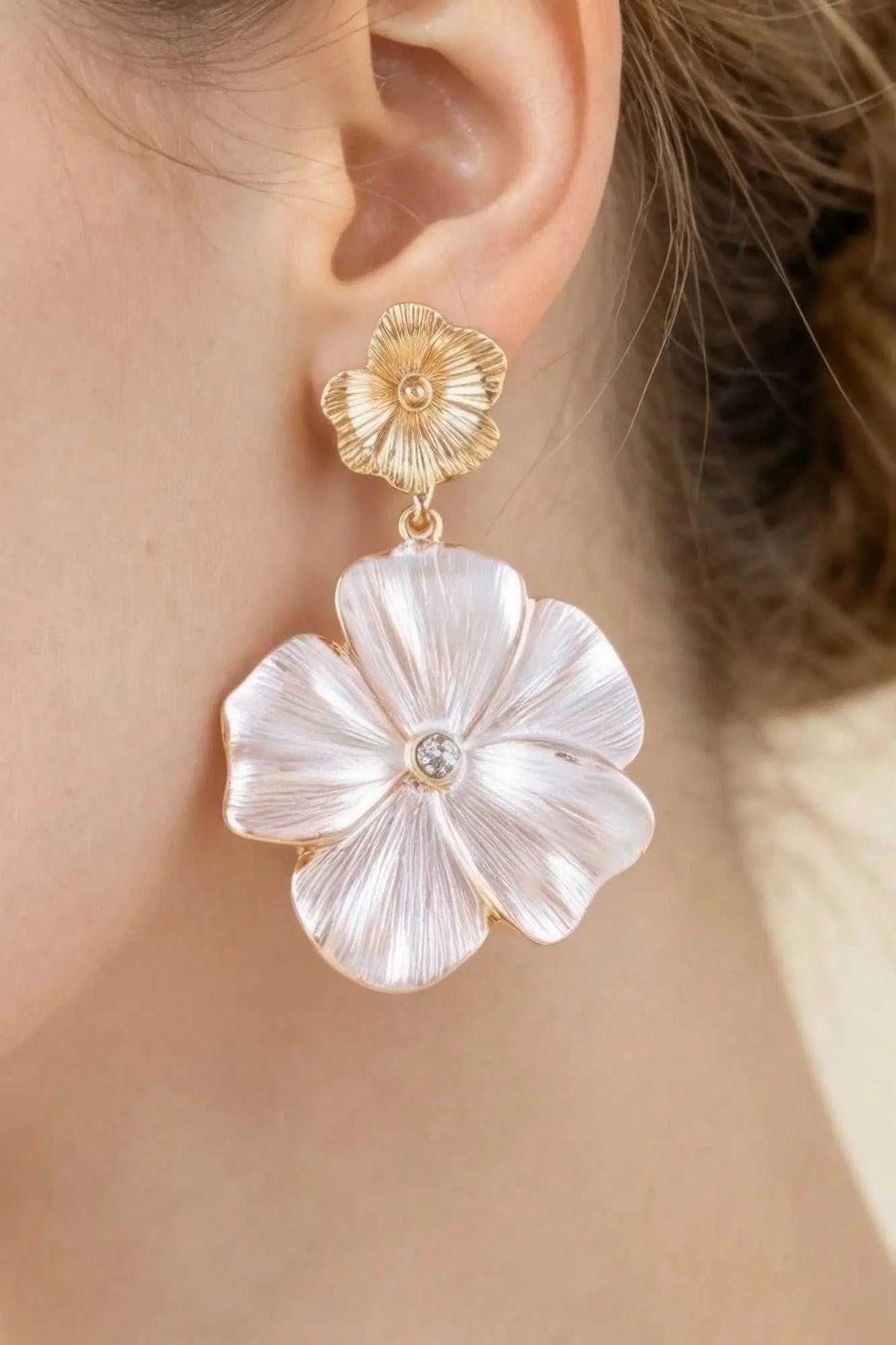 Women's Earrings Drops Poppy BYMANYC ® New York HUDSON BOTANICAL - New Collection - Maven Couture IncJEWERLY
