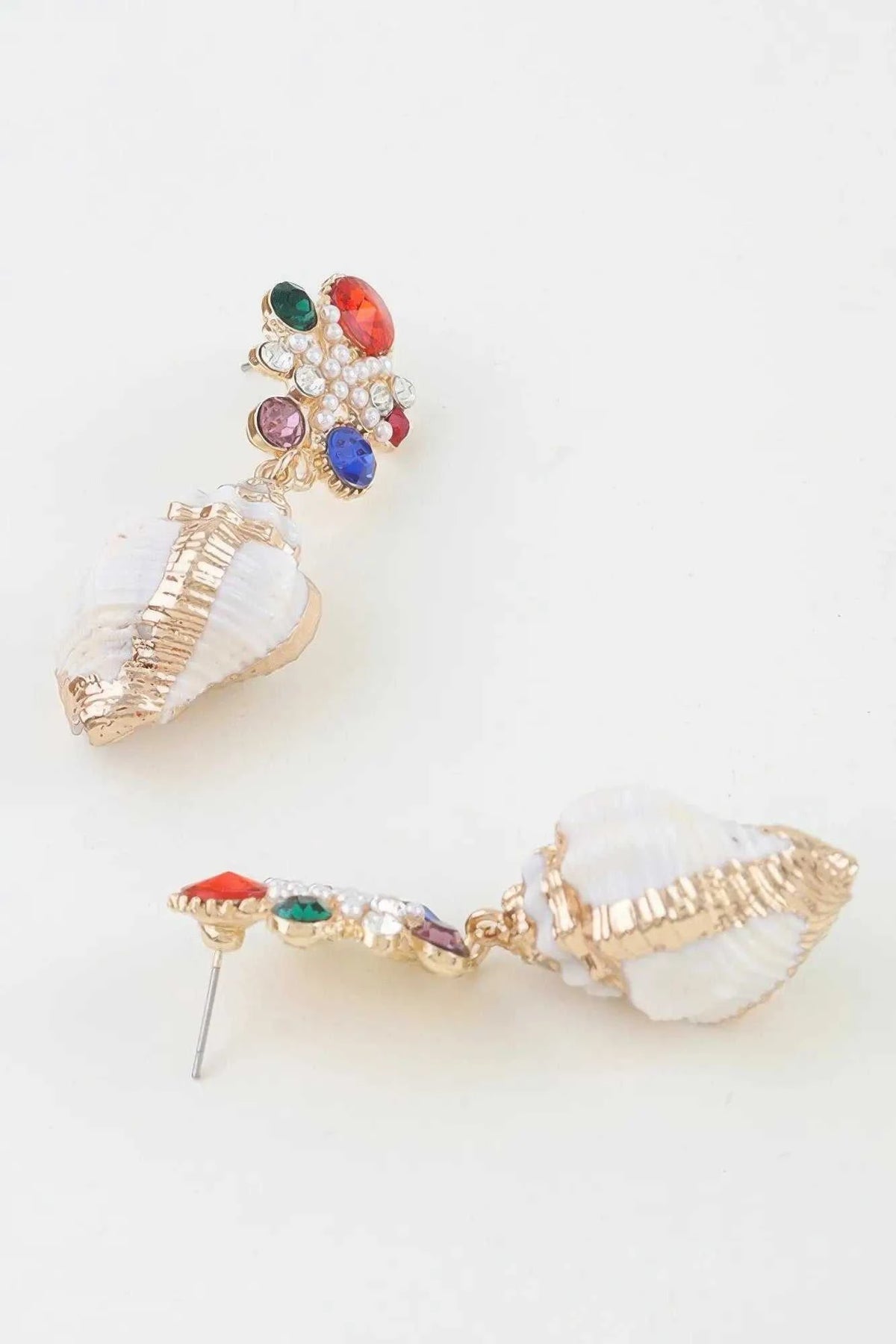 Women's Earrings Drops Shell BYMANYC ® New York HAMPTONS SUMMER SHELL - New Collection
