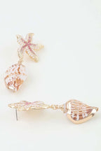 Women's Earrings Drops Starfish BYMANYC ® New York HAMPTONS BEJEWELED - New Collection