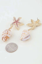 Women's Earrings Drops Starfish BYMANYC ® New York HAMPTONS BEJEWELED - New Collection