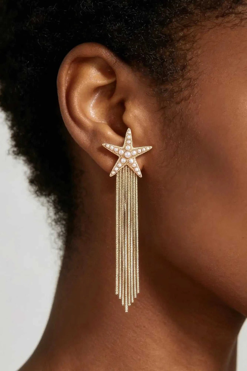 Women's Earrings Drops Starfish BYMANYC ® New York HAMPTONS CURTAIN - New Collection - Maven Couture IncJEWERLY