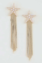 Women's Earrings Drops Starfish BYMANYC ® New York HAMPTONS CURTAIN - New Collection - Maven Couture IncJEWERLY