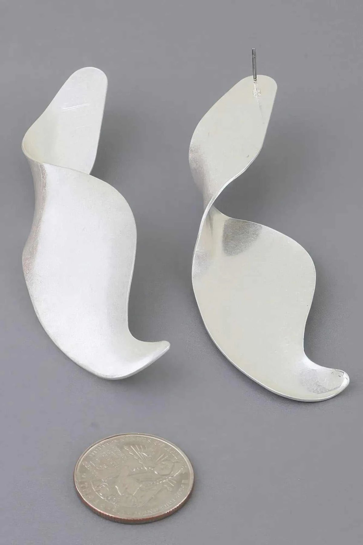Women's Earrings Drops Swirl BYMANYC ® New York CHELSEA SCULPTURAL - New Collection - Maven Couture IncJEWERLY