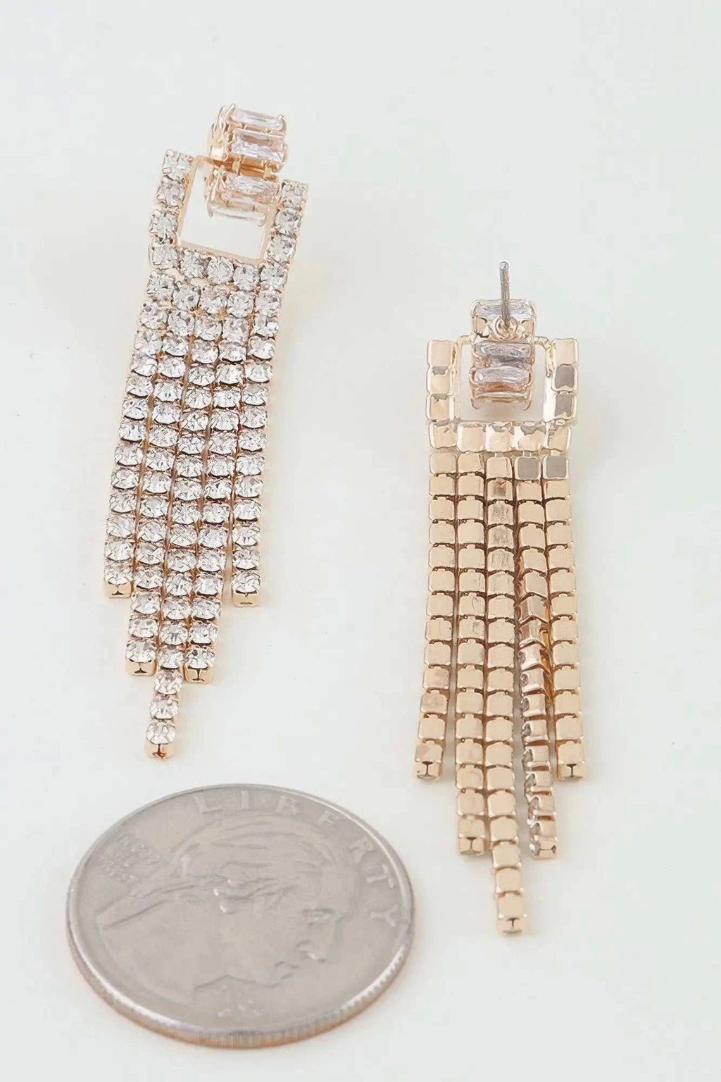 Women's Earrings Drops Zirconia BYMANYC ® New York MADISON GLAM - New Collection