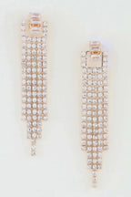 Women's Earrings Drops Zirconia BYMANYC ® New York MADISON GLAM - New Collection