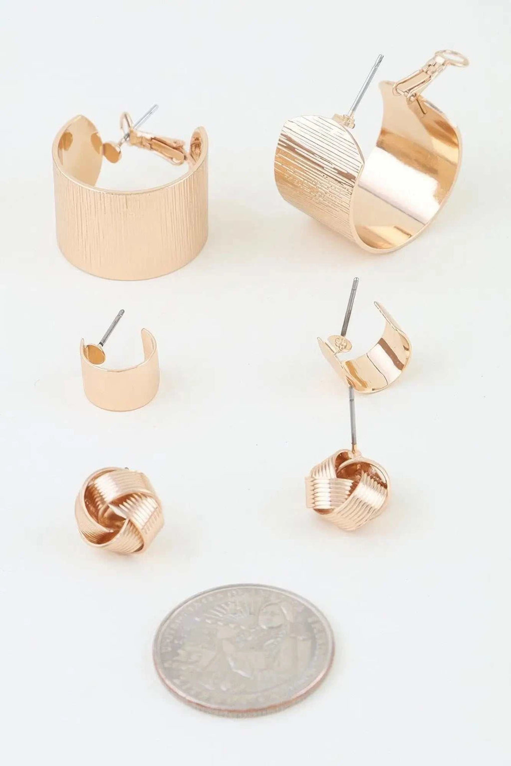 Women's Earrings Multi-Pack Hoops BYMANYC ® New York SOHO CARVED - New Collection