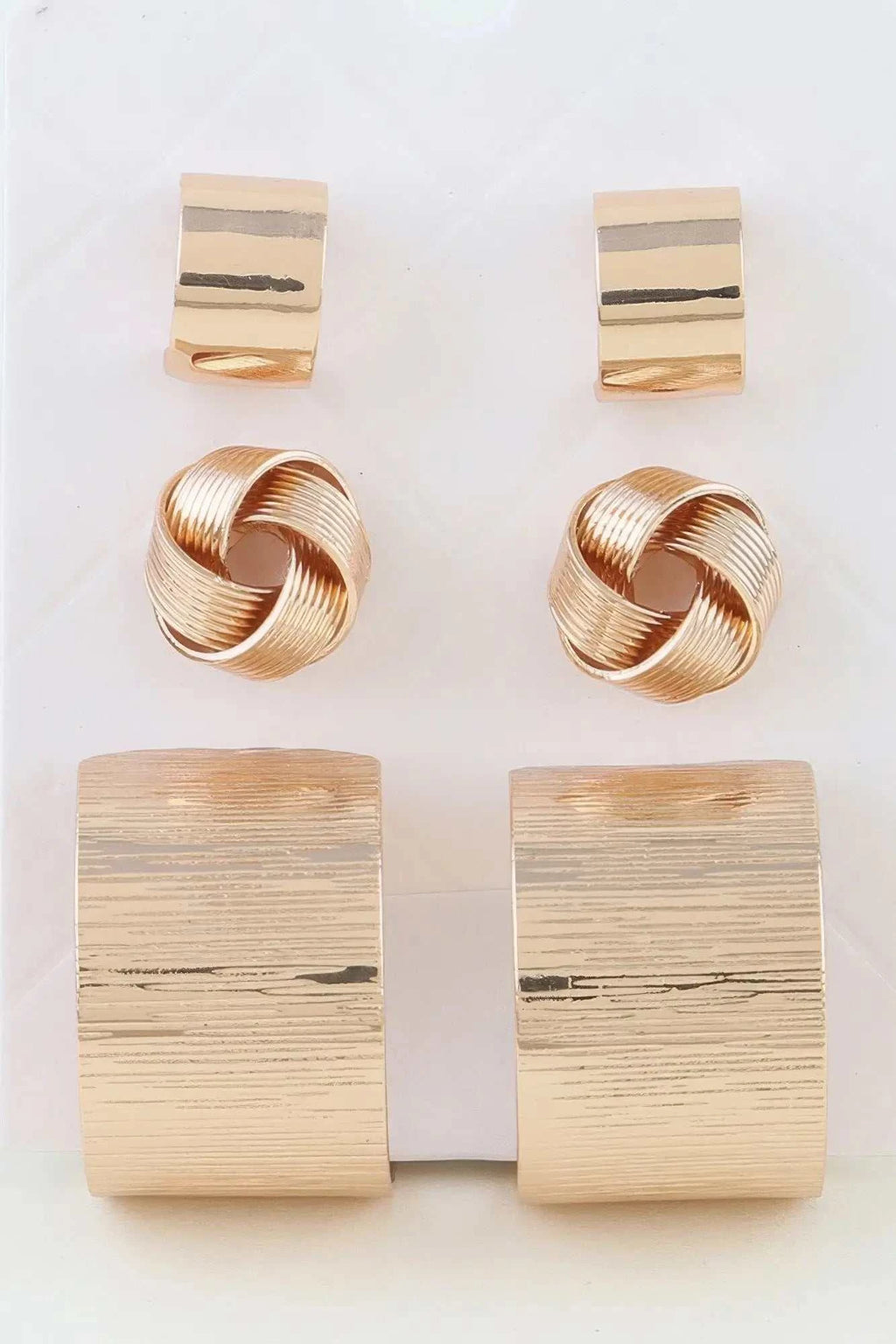 Women's Earrings Multi-Pack Hoops BYMANYC ® New York SOHO CARVED - New Collection