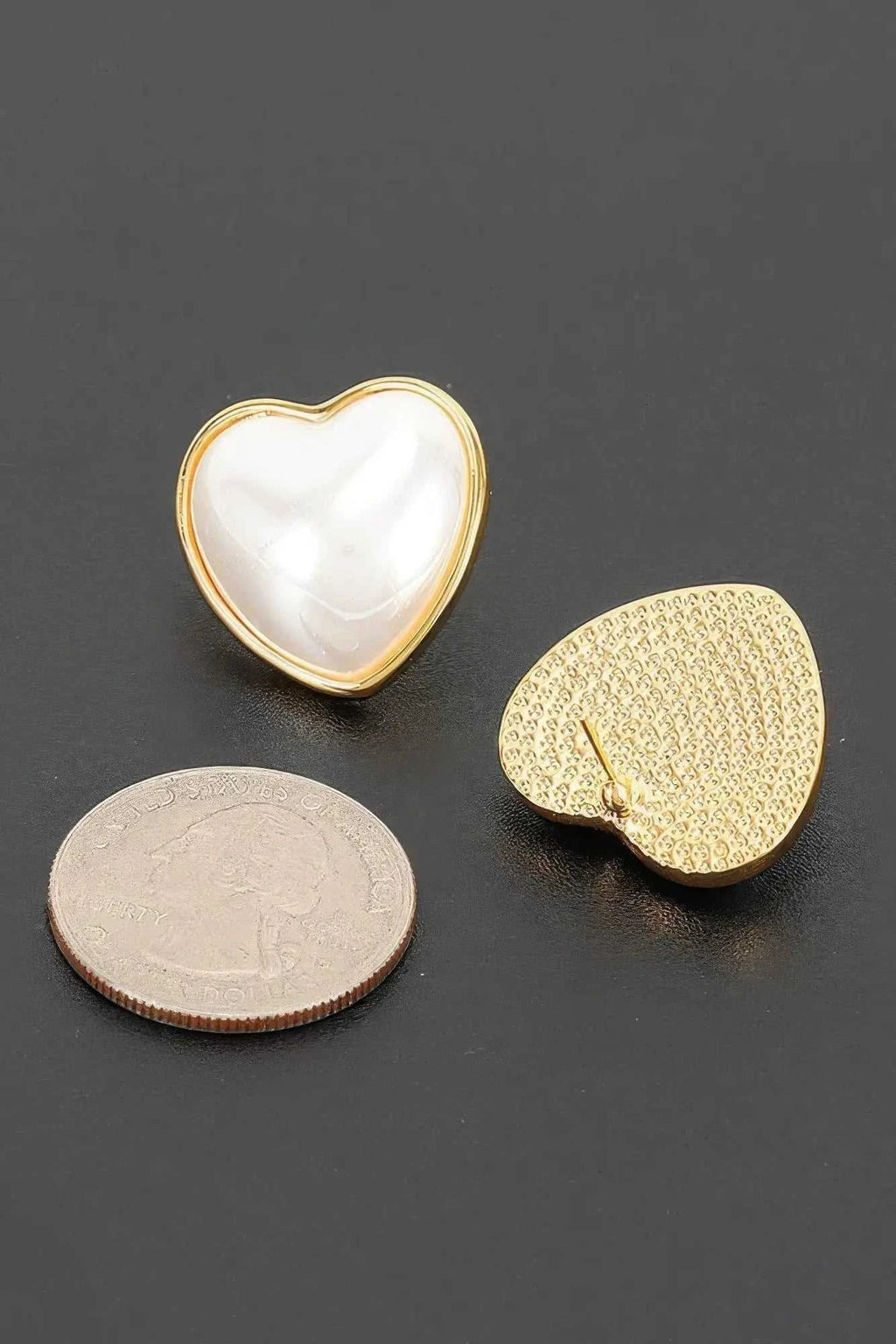 Women's Earrings Studs BYMANYC ® New York NOLITA HEART - New Collection - Maven Couture IncJEWERLY