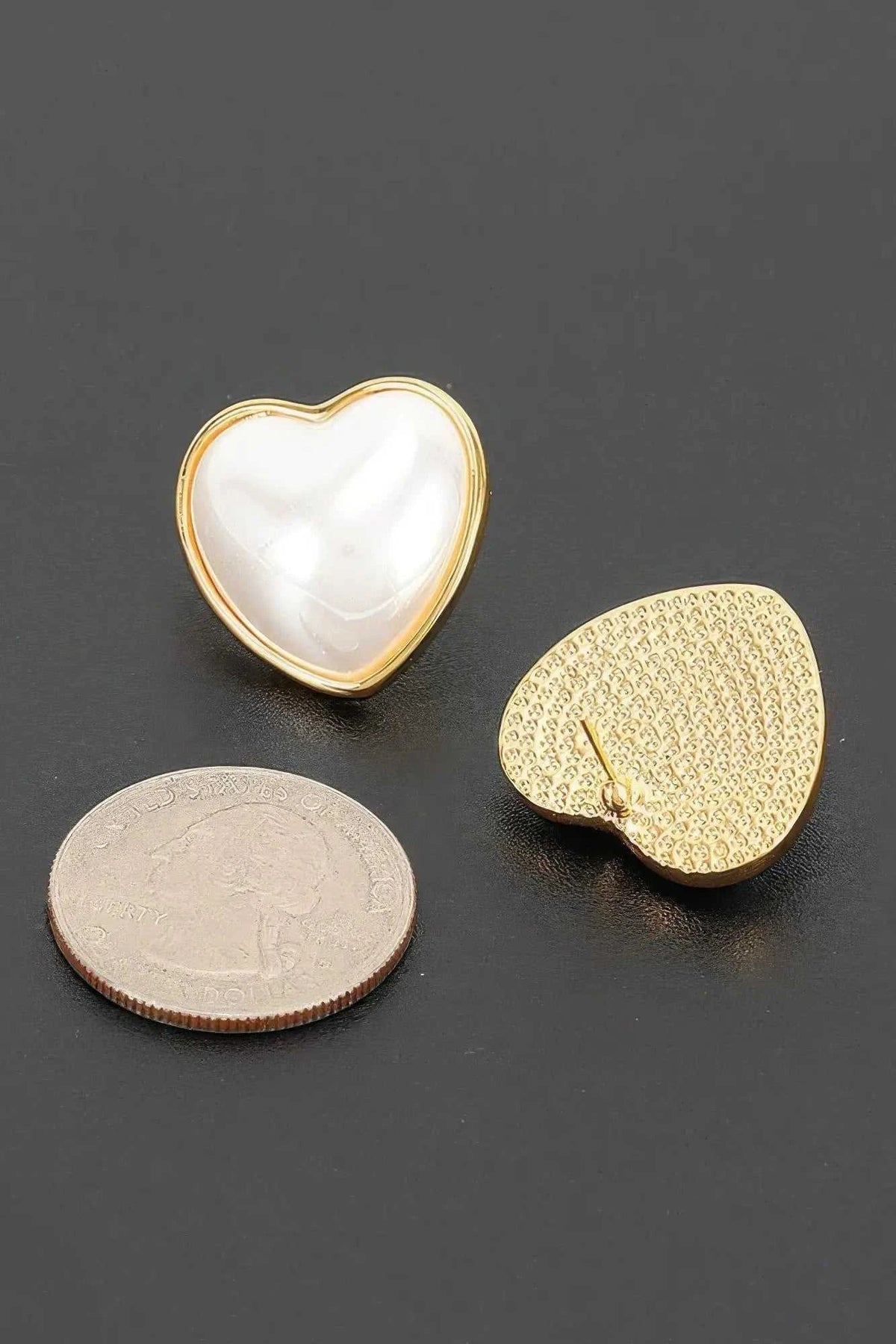 Women's Earrings Studs BYMANYC ® New York NOLITA HEART - New Collection - Maven Couture IncJEWERLY
