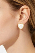Women's Earrings Studs BYMANYC ® New York NOLITA HEART - New Collection - Maven Couture IncJEWERLY
