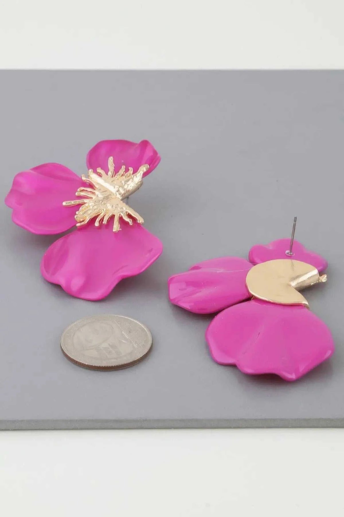 Women's Earrings Studs Floral BYMANYC ® New York HAMPTONS SCALE FLOWER - New Collection
