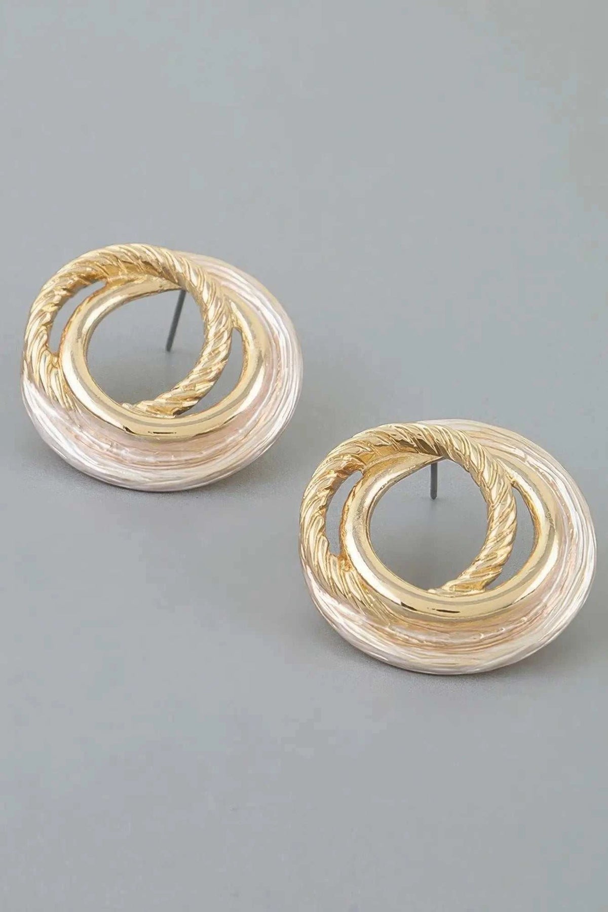 Women's Earrings Studs Geometric BYMANYC ® New York MADISON TWIST - New Collection