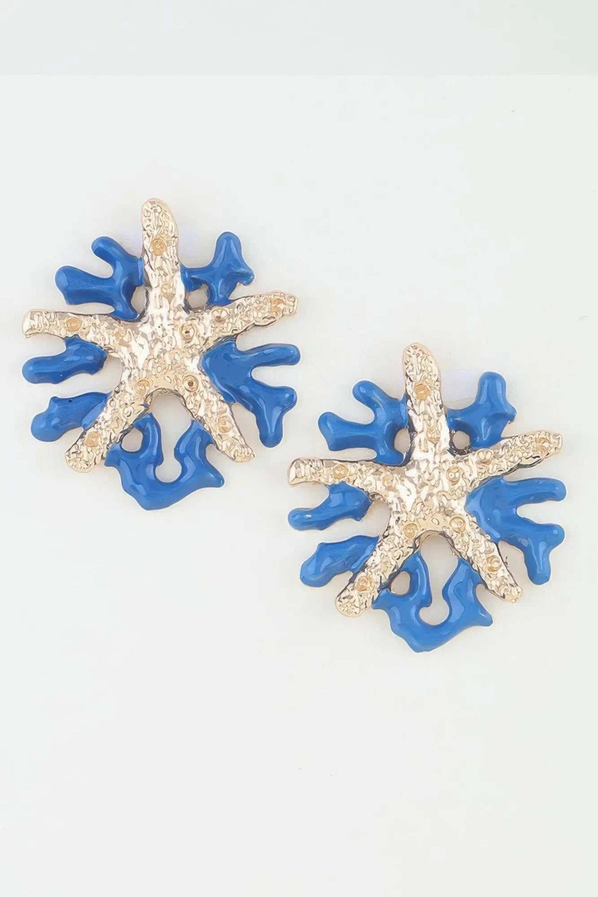 Women's Earrings Studs Starfish BYMANYC ® New York HAMPTONS CORAL - New Collection