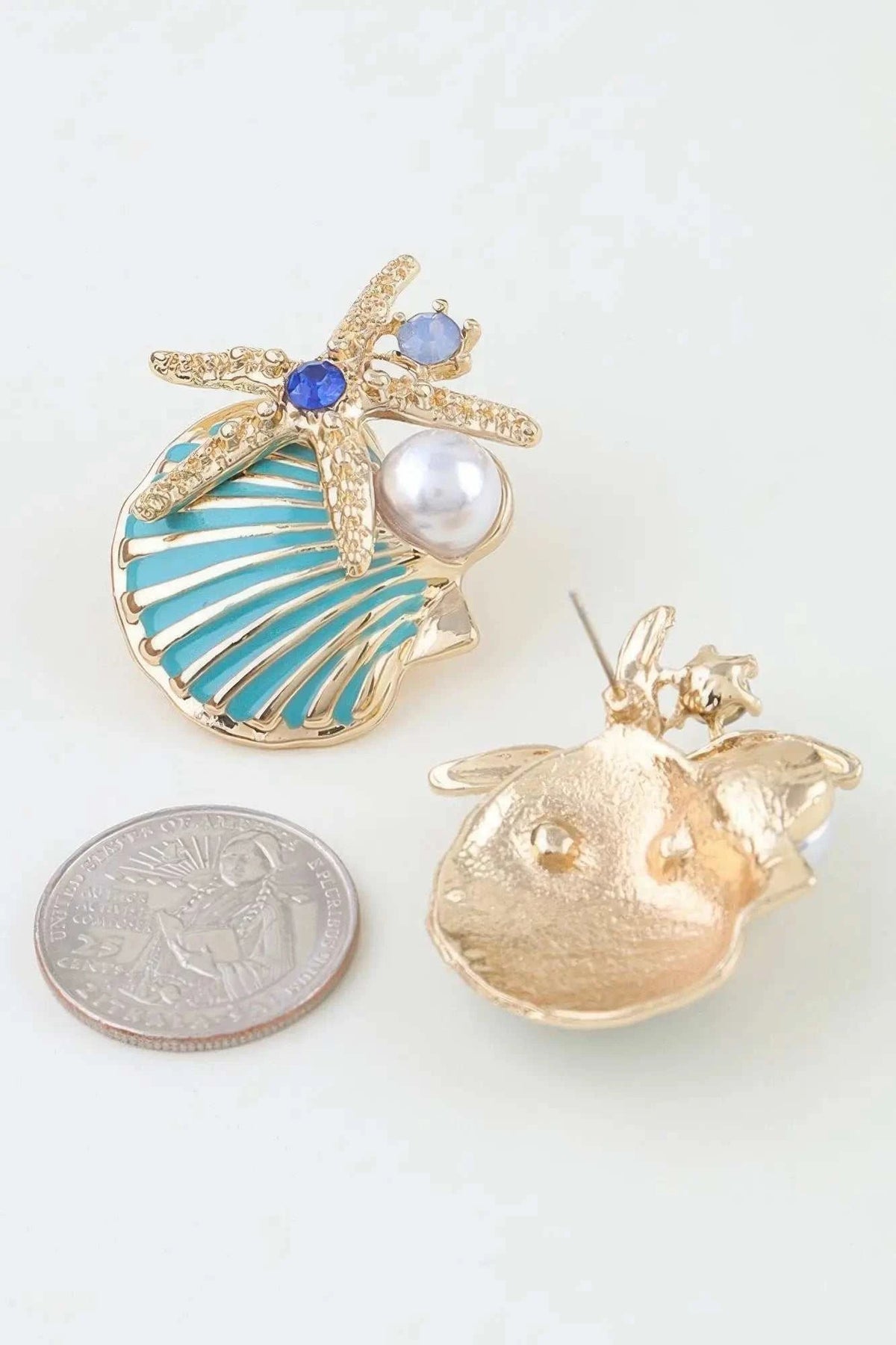 Women's Earrings Studs Starfish BYMANYC ® New York HAMPTONS SUMMER - New Collection