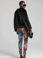 Women's Faux Fur Jacket UPPER EAST SIDE NYFW New Colecction BYMANYC ® New York