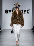 Women's Faux Fur Short Coat BYMANYC ® New York CONTEMPORARY VIBRANT MODERN FASHION - New Collection