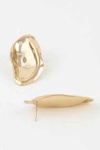 Women's Hammered Fashion Drop Earrings BYMANYC ® New York CONTEMPORARY VIBRANT MODERN FASHION - New Collection