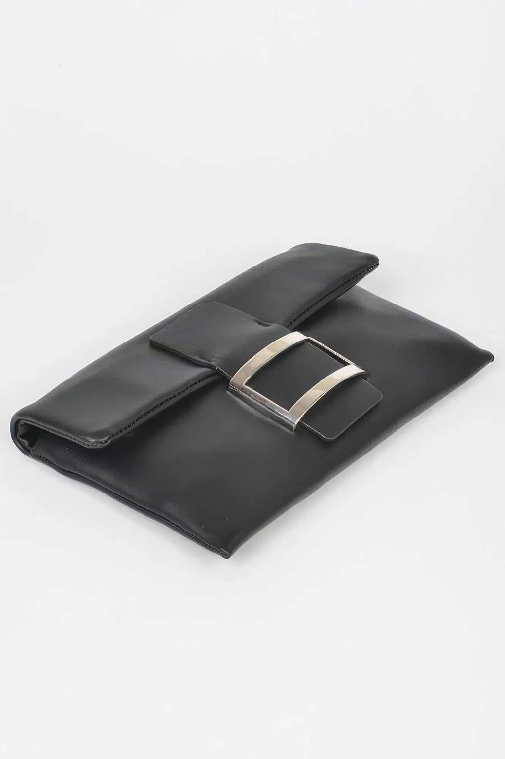 Women's Handbag Metallic Buckle Clutch - MEATPACKING - BYMANYC ® New York - Maven Couture IncNEW ARRIVALS
