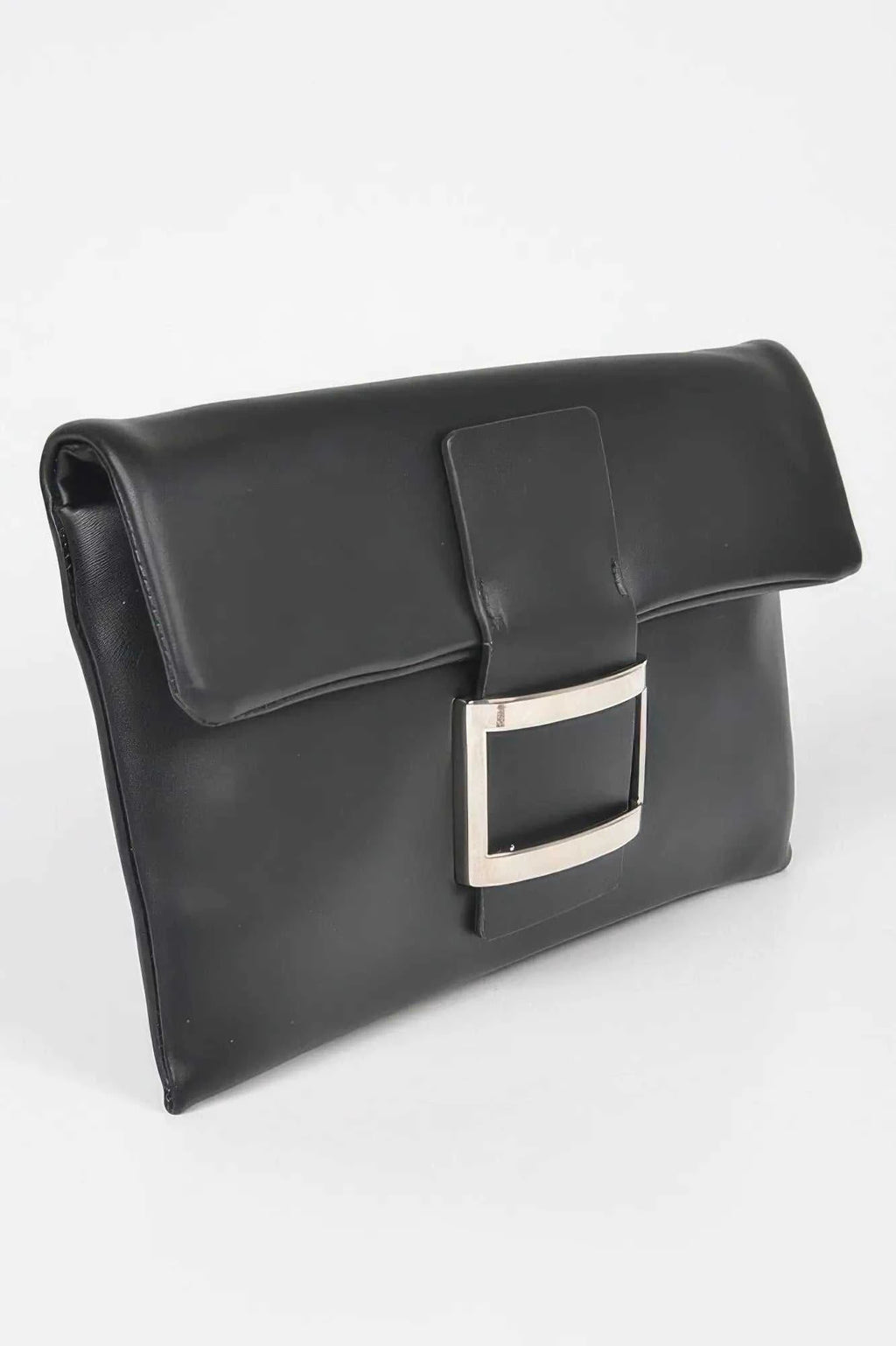 Women's Handbag Metallic Buckle Clutch - MEATPACKING - BYMANYC ® New York - Maven Couture IncNEW ARRIVALS