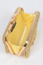 Women's Handbag Rhinestone Fringe Clutch - BROADWAY - BYMANYC ® New York - Maven Couture IncNEW ARRIVALS