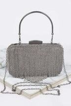 Women's Handbag Rhinestone Fringe Clutch - BROADWAY - BYMANYC ® New York - Maven Couture IncNEW ARRIVALS