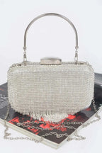Women's Handbag Rhinestone Fringe Clutch - BROADWAY - BYMANYC ® New York - Maven Couture IncNEW ARRIVALS