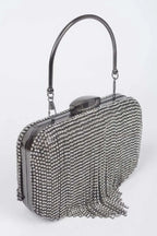 Women's Handbag Rhinestone Fringe Clutch - BROADWAY - BYMANYC ® New York - Maven Couture IncNEW ARRIVALS