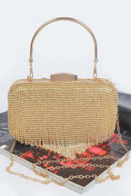 Women's Handbag Rhinestone Fringe Clutch - BROADWAY - BYMANYC ® New York - Maven Couture IncNEW ARRIVALS