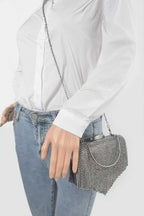 Women's Handbag Rhinestone Fringe Clutch - BROADWAY - BYMANYC ® New York - Maven Couture IncNEW ARRIVALS