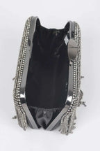 Women's Handbag Rhinestone Fringe Clutch - BROADWAY - BYMANYC ® New York - Maven Couture IncNEW ARRIVALS