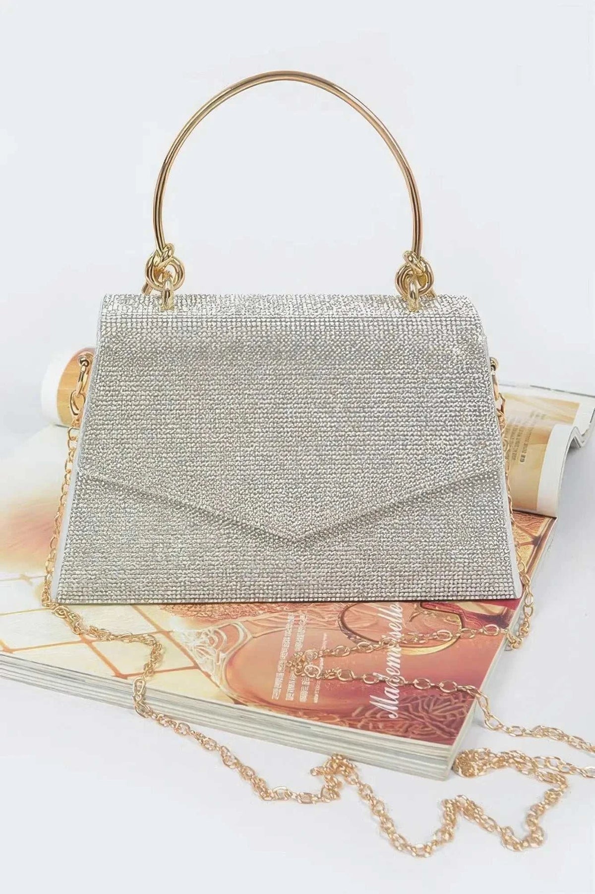 Women's Handbag Rhinestone Metal Handle - SOHO - BYMANYC ® New York - Maven Couture IncNEW ARRIVALS