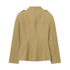 Women's Jacket Beige Khaki Safari Utility BYMANYC ® New York SOHO SAFARI FIELD MILITARY JACKET - New Collection