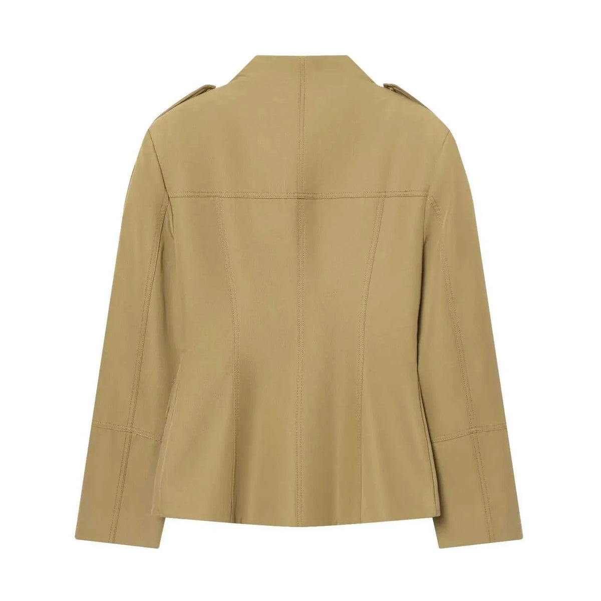 Women's Jacket Beige Khaki Safari Utility BYMANYC ® New York SOHO SAFARI FIELD MILITARY JACKET - New Collection