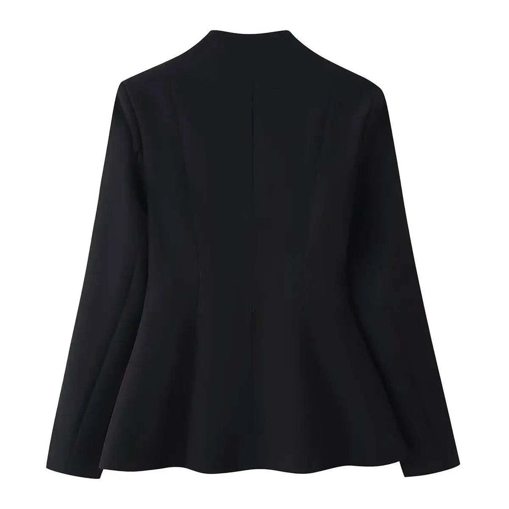 Women's Jacket Black Heart Cutout BYMANYC ® New York SOHO HEART CUTOUT PEPLUM BLAZER - New Collection
